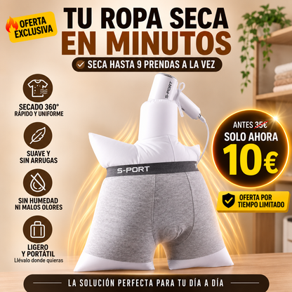 Secadora de ropa portátil
