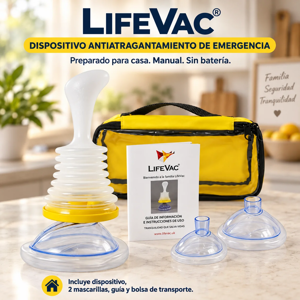 LifeVac© Dispositivo antiasfixia