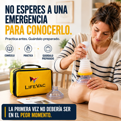 LifeVac© Dispositivo antiasfixia